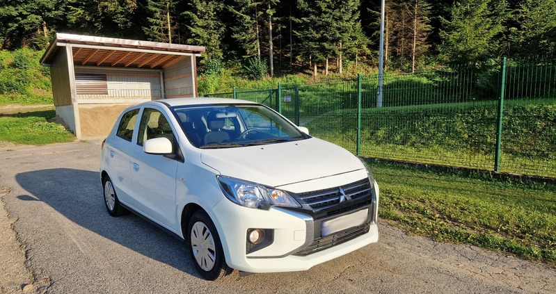 Mitsubishi Space Star cena 36000 przebieg: 34000, rok produkcji 2021 z Ciechanowiec małe 407